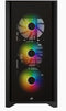 Corsair iCUE 4000X RGB - Mid-Tower ATX Behuizing - Gehard glas - Zwart