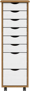 vidaXL - Ladekast - MOSS - verrijdbaar - massief - grenenhout - honingbruin