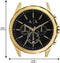 Armani Exchange AX2611 Herenhorloge 44 mm - Goudkleurig