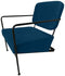 Armstoel DKD Home Decor Blauw Metaal 62 x 76 x 76 cm 55,5 x 72 x 71 cm