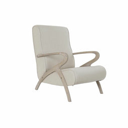 Armstoel DKD Home Decor Spar Beige Polyester (57 x 55 x 85 cm)