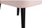 Armstoel DKD Home Decor Zwart Licht Roze Hout 60 x 70 x 78 cm