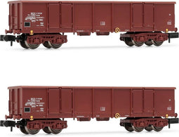 Arnold - Dr 2-unit 4-axle Open Wagons Eas Brown Scrap Iv (9/21) * - ARN-HN6532