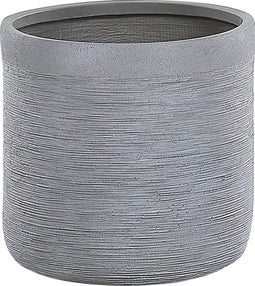 SAMOS - Bloempot - Grijs - 42 cm - Klei-vezelmengsel