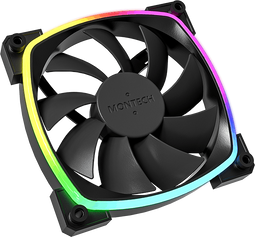 Montech AX120 PWM - 120mm Ventilator - 100,24 m³/u - Zwart (1x)