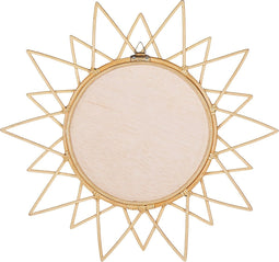 AROEK - Wandspiegel - Natuurlijk - Rotan