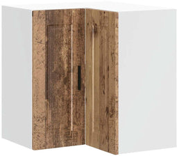 vidaXL - Keuken - hoekkast - "Porto" - bewerkt - hout - oud - houtkleurig