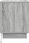 vidaXL - Nachttafel - met - LED-verlichting - Grijs - Sonoma - 44x34,5x45 - cm