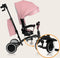 Lionelo Tris Plus - Driewieler 2-in-1 - Geschikt van 9 maanden tot 5 jaar - Pink Rose