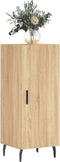 vidaXL - Dressoir - 34,5x34x90 - cm - bewerkt - hout - sonoma - eiken