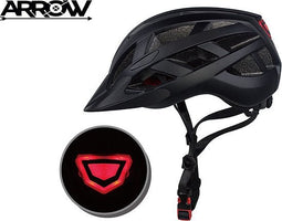 Arrow Fietshelm - PC & EPS-materiaal - Maat S - Zwart