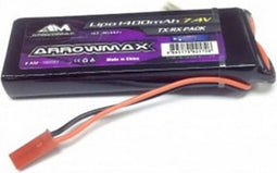 ArrowMax LiPo ontvangeraccu 7.4 V 1400 mAh Stick BEC