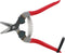 ARS Oogstschaar met Antislip Handgreep - Gebogen Korte Bek - 16 cm - Rood