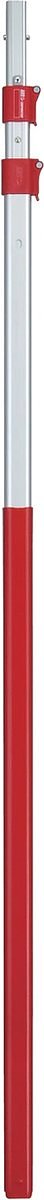 ARS Uitschuifbare Telescoopsteel - 1840-4560 mm - Lichtgewicht Aluminium - Antislip Greep - Rood/grijs