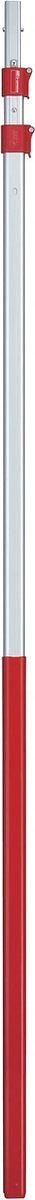 ARS Uitschuifbare Telescoopsteel - 2180-5610 mm - Lichtgewicht Aluminium - Antislip Greep - Rood/grijs