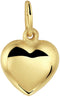 Marie Celeste - Hanger hart 8.5x8.5mm - Geelgoud