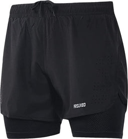 ARSUXEO Active Training hardloopshort voor heren 2 in 1 B179 - maat XL