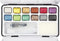 Art Aqua aquarelverf, diverse kleuren, 12kleuren