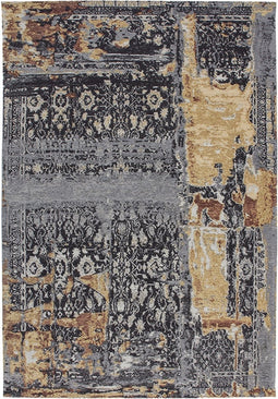 Arte Espina Blaze - Vloerkleed - 115 x 170 cm - 8 mm dik - Grijs/Bruin - Tapijt