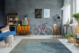 Arte Espina Blaze Vloerkleed 75 x 150 cm Blauw