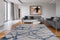 Arte Espina Damast Vloerkleed 80 x 150 cm Grijs
