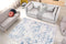 Arte Espina Peron 80 x 150 cm Vloerkleed Wit / Blaıuw