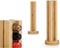 Arte R. Koffie cup/capsule houder/dispenser - bamboe hout - voor 20 cups - D11 x H30 cm - Geschikt voor Dulce Custo cups