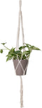 Artevasi - Planthngr Macrame Sgl Vkknp Wit