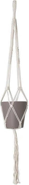 Artevasi - Planthngr Macrame Sgl Vkknp Wit