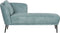 ARTHEZE - Chaise longue - Blauw - Linkszijdig - Polyester