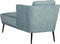 ARTHEZE - Chaise longue - Blauw - Linkszijdig - Polyester