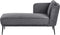 ARTHEZE - Chaise longue - Donkergrijs - Rechtszijdig - Polyester