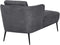 ARTHEZE - Chaise longue - Donkergrijs - Rechtszijdig - Polyester