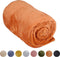 Arti Casa Fleece Deken 150 x 200 cm - Plaid Deken voor op de Bank, Bed of Buiten - Woondecoratie Woonkamer en Slaapkamer - Super Zacht Materiaal - Oranje/ Terracotta