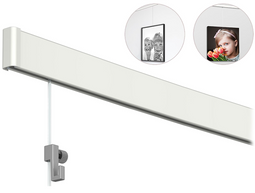 Artiteq Foto- en Schilderijophangsysteem Aluminium - 16 meter aan Rails