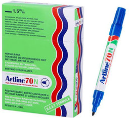 ARTLINE 70 NEAT - Permanent Marker - Doos van 12 stuks - 1,5mm Lijndikte - Blauw
