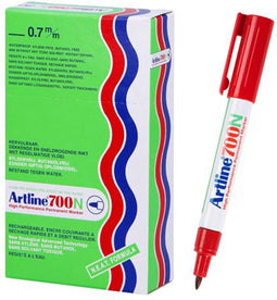ARTLINE 700 NEAT - Permanent Marker - Doos van 12 stuks - 1,5mm Lijndikte - Rood
