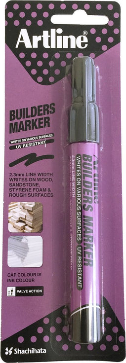 ARTLINE Builder Permanent Marker- 1 stuk- 2,3mm Lijndikte - Zwart