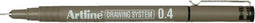 ARTLINE Drawing System Fineliner - Doos van 12 stuks - 0.4mm Lijndikte - Zwart