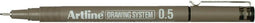 ARTLINE Drawing System Fineliner - Doos van 12 stuks - 0.5mm Lijndikte - Zwart
