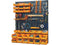 Artplast Gereedschapswand - Verschillende bakjes- Zwart Oranje - 1,7x32,3x38,5cm
