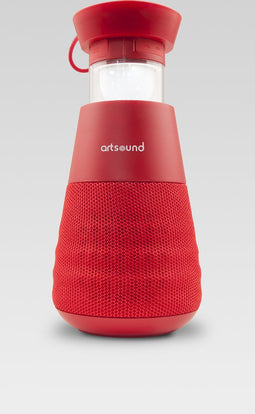ArtSound - LIGHTHOUSE, portable BT speaker, light & charge, rood