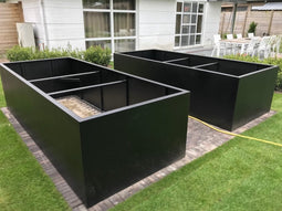 Artus rechthoekige Aluminium plantenbakken Lengte: 1200 Breedte: 30...