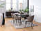 Eettafel Latina Espresso 90x180 -230 cm - Giga Living