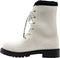Michael Kors Montaigne Rainboot - Dames Regenlaarzen - Warm gevoerd - Wit - Maat 38.5