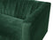 ARVIKA - Driezitsbank - Groen - Fluweel