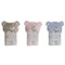 Deken Home ESPRIT Blauw Beige Roze 100 x 75 x 20 cm (3 Stuks)