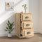 vidaXL - Dressoir - 36x35,5x67,5 - cm - bewerkt - hout - sonoma - eikenkleurig
