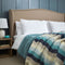 Plaid Zee en Kust Gestreept - 150x183 - Nieuw Wol - Tweedmill UK