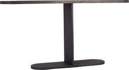 PTMD Sidetable Ohara Zwart Ovaal Metal Frame